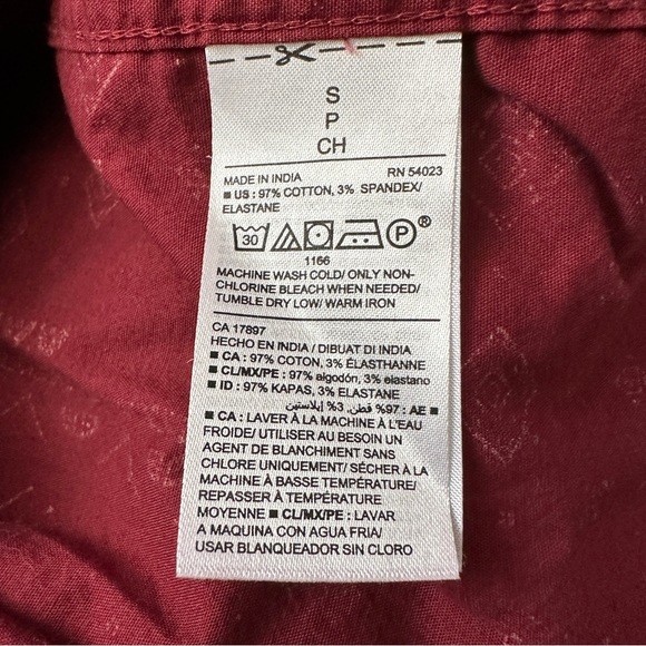 The Classic Shirt Slim Fit Size S Stretch short-sleeve men’s button-down shirt - Picture 4 of 5